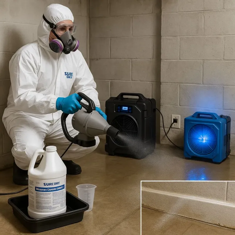 Sanitization and Odor Removal process in Buxton, ME