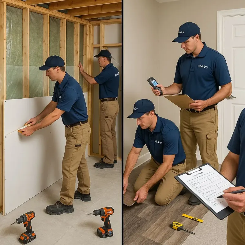 Repairs and Reconstruction process in Buxton, ME